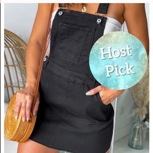 💖PRICE DROP 💖
Cotton Denim Overall Dress Skirt